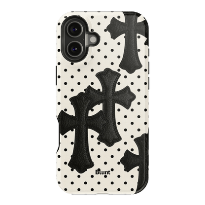 Noir Crosses iPhone Case - Blunt Cases