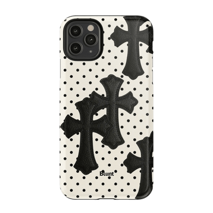 Noir Crosses iPhone Case - Blunt Cases