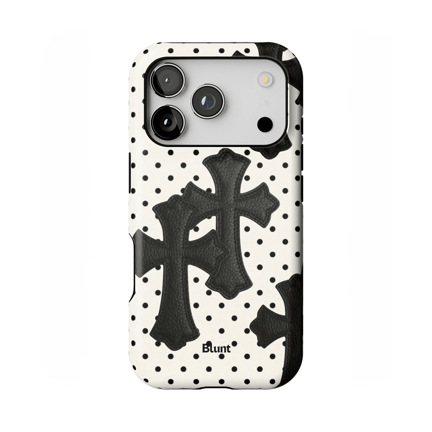 Noir Crosses iPhone Case - Blunt Cases