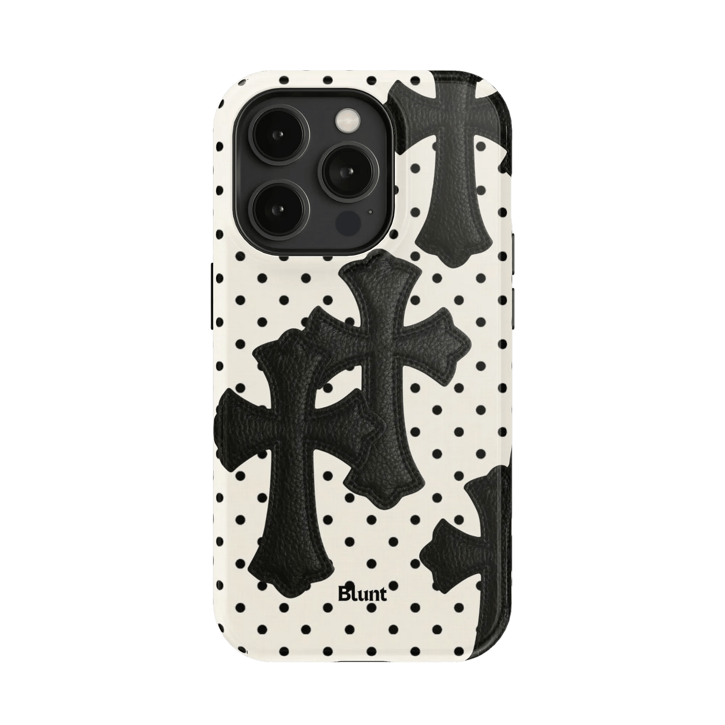 Noir Crosses iPhone Case - Blunt Cases