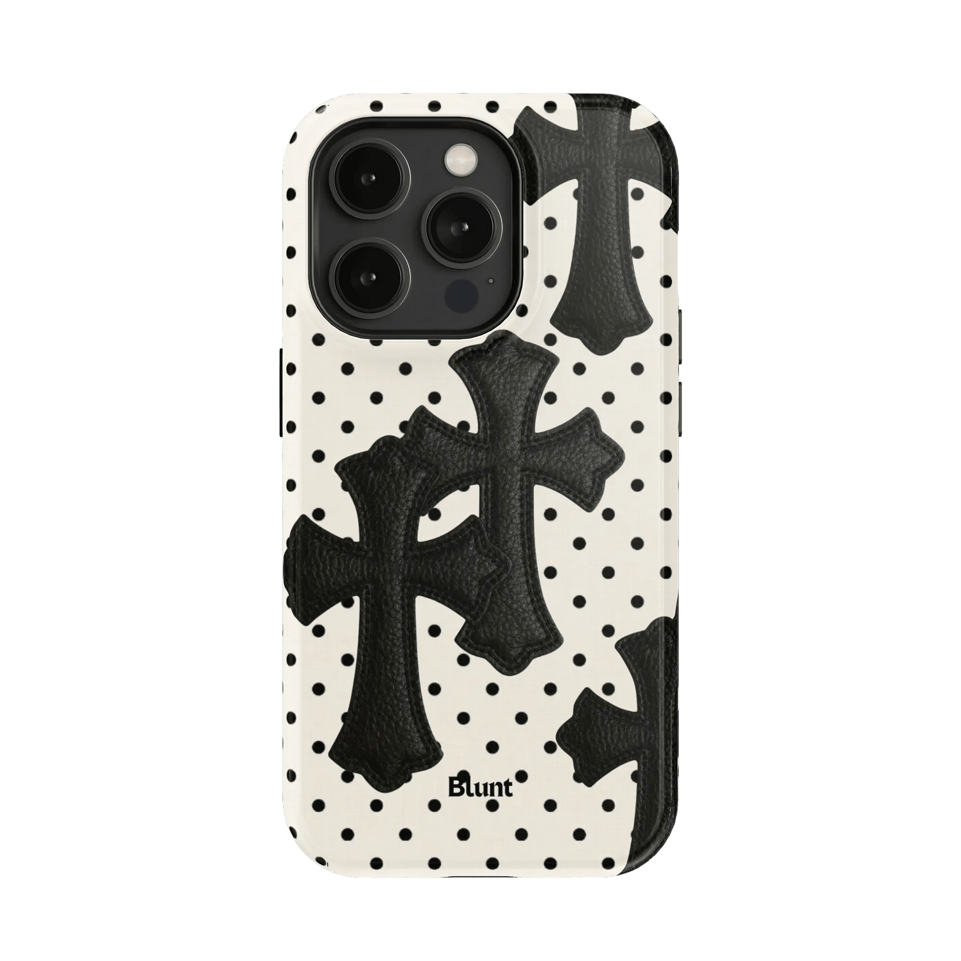 Noir Crosses iPhone Case - Blunt Cases