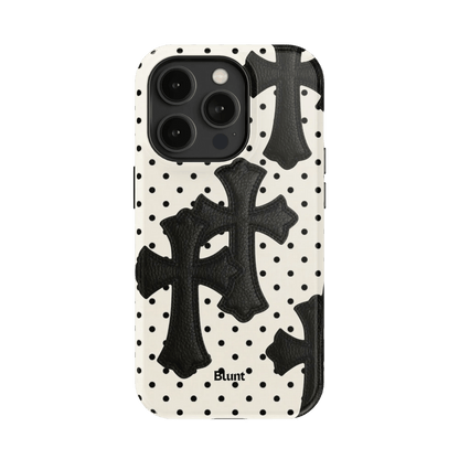 Noir Crosses iPhone Case - Blunt Cases