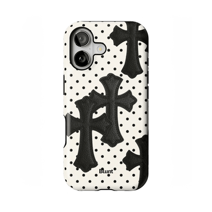 Noir Crosses iPhone Case - Blunt Cases