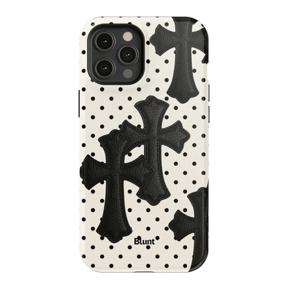 Noir Crosses iPhone Case - Blunt Cases