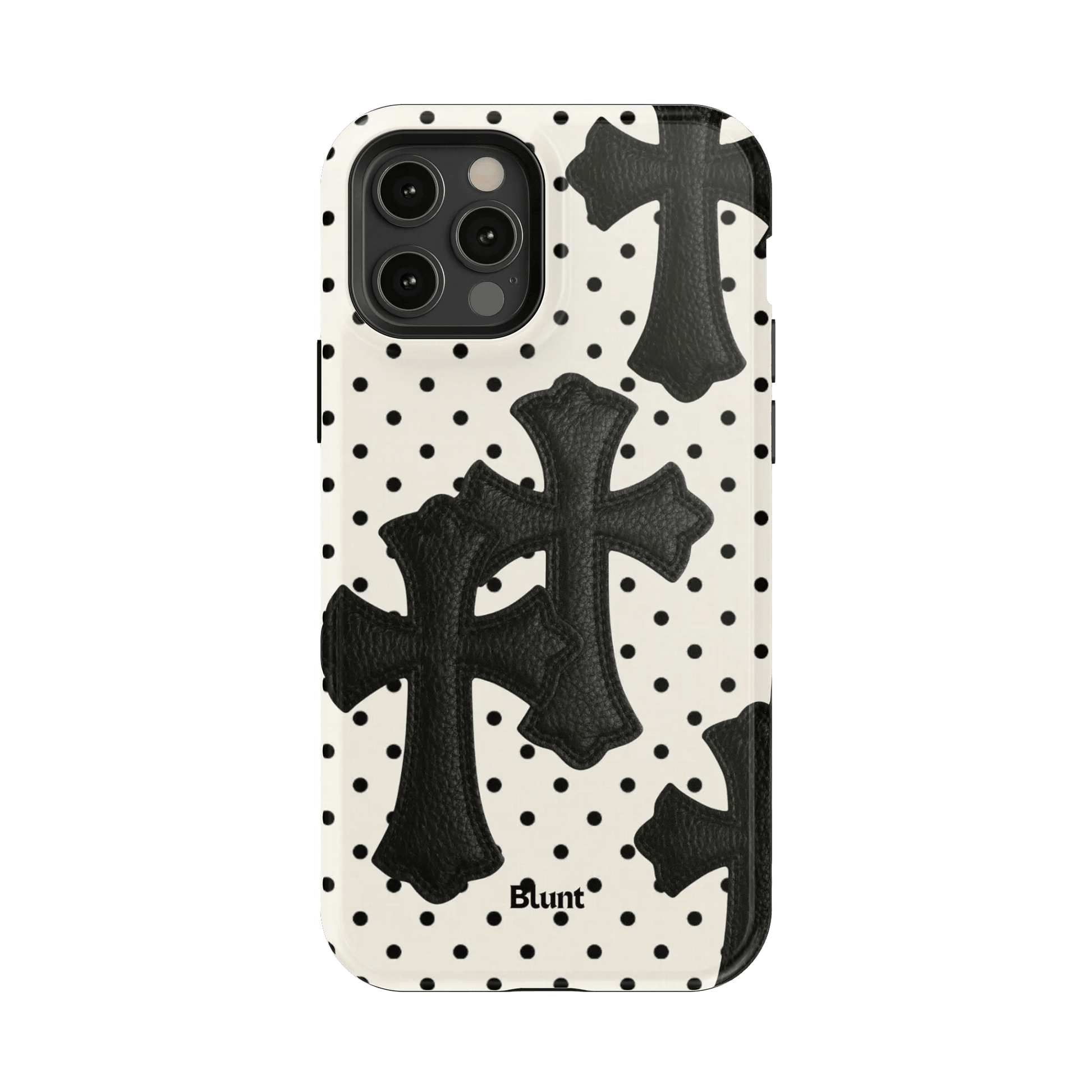 Noir Crosses iPhone Case - Blunt Cases