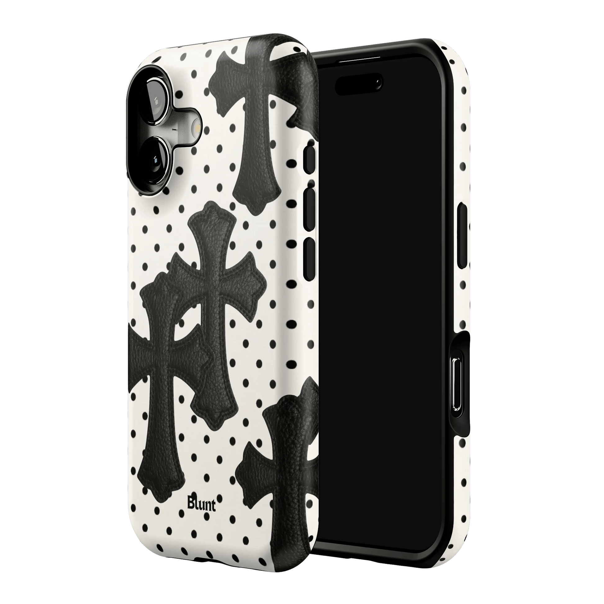 Noir Crosses iPhone Case - Blunt Cases