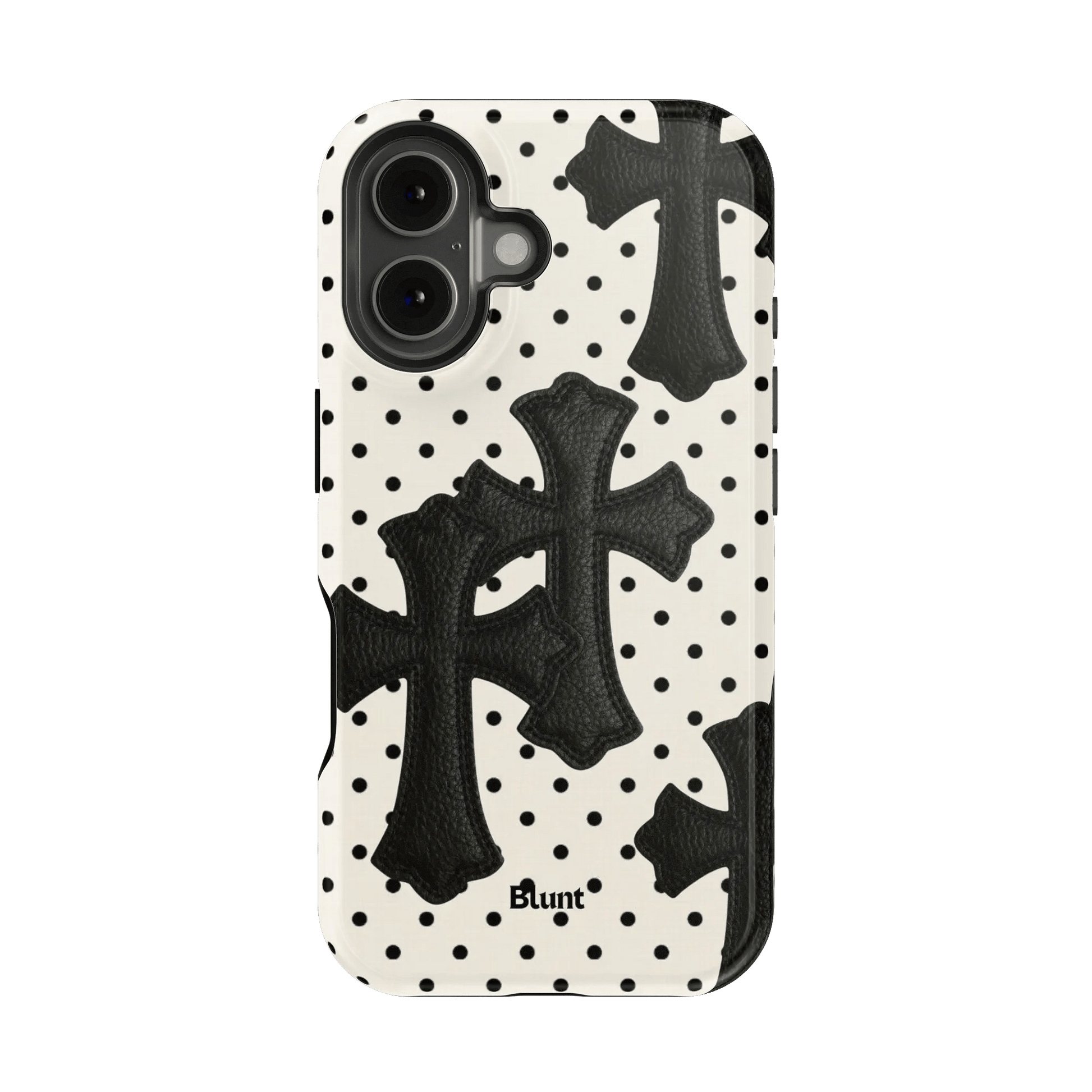 Noir Crosses iPhone Case - Blunt Cases