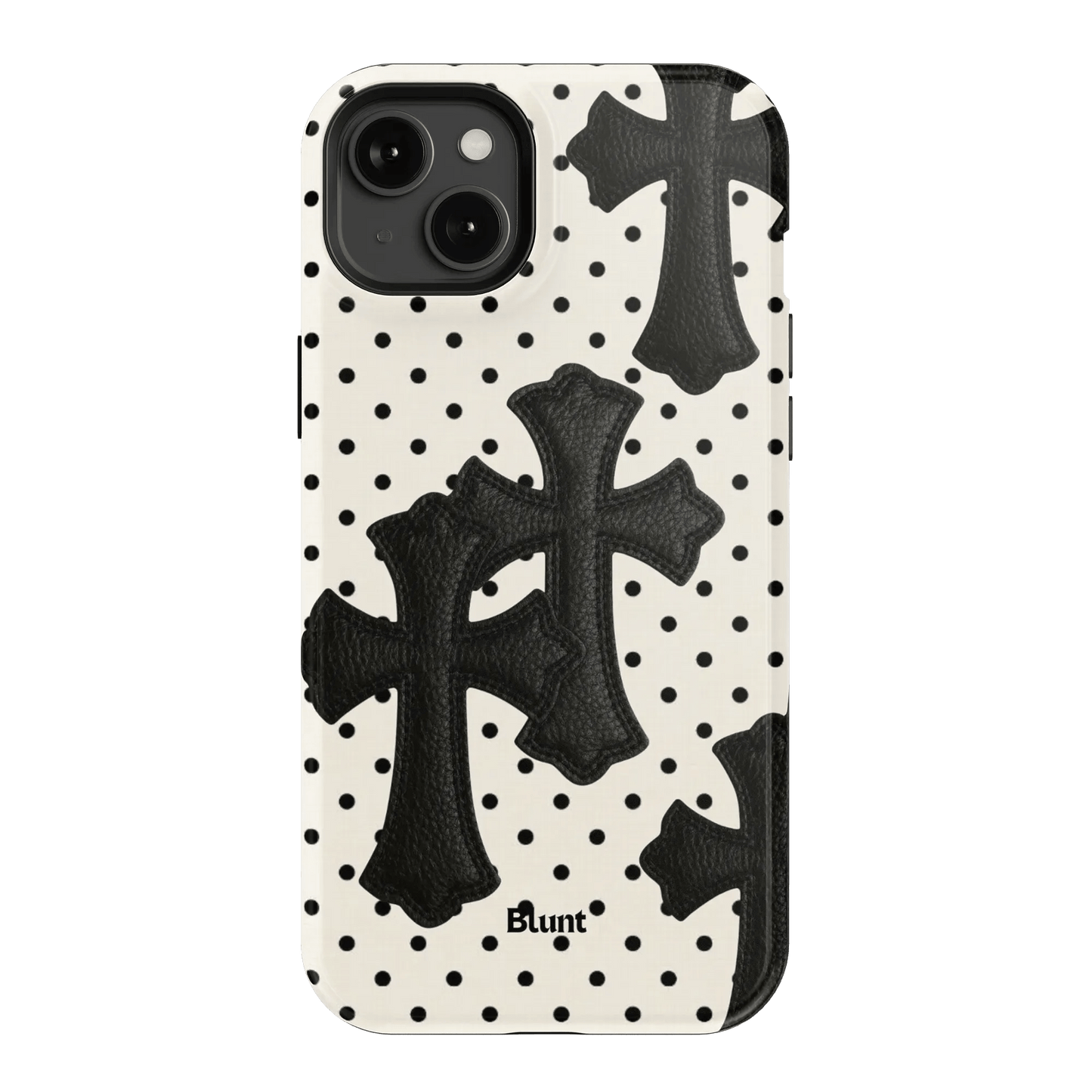 Noir Crosses iPhone Case - Blunt Cases