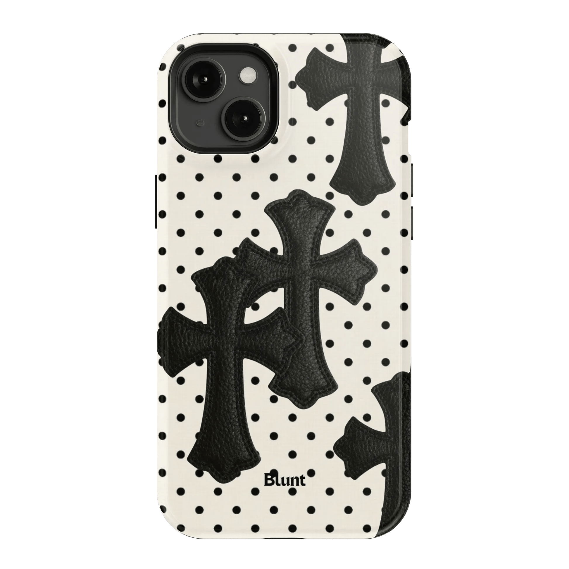 Noir Crosses iPhone Case - Blunt Cases
