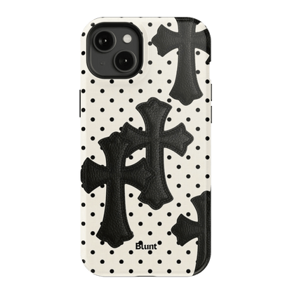 Noir Crosses iPhone Case - Blunt Cases