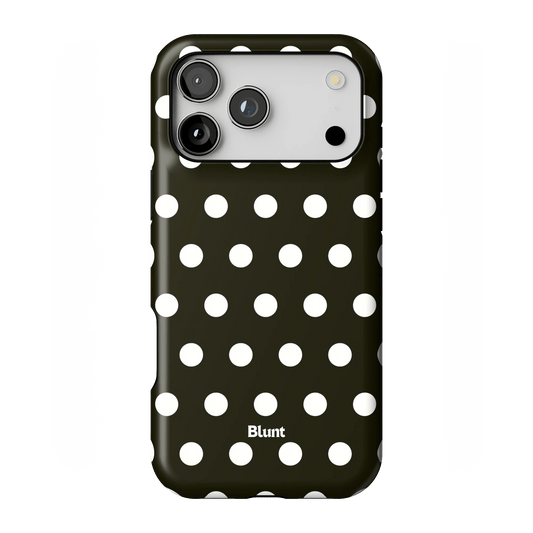Noir Polka iPhone Case - Blunt Cases