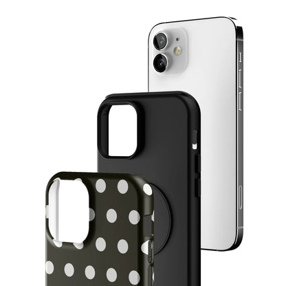 Noir Polka iPhone Case gallery - Iphone_12_Iphone_3