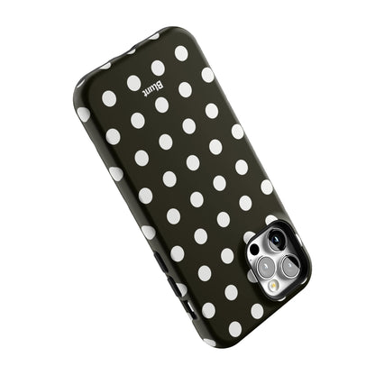 Noir Polka iPhone Case gallery - Iphone_12_Pro_5