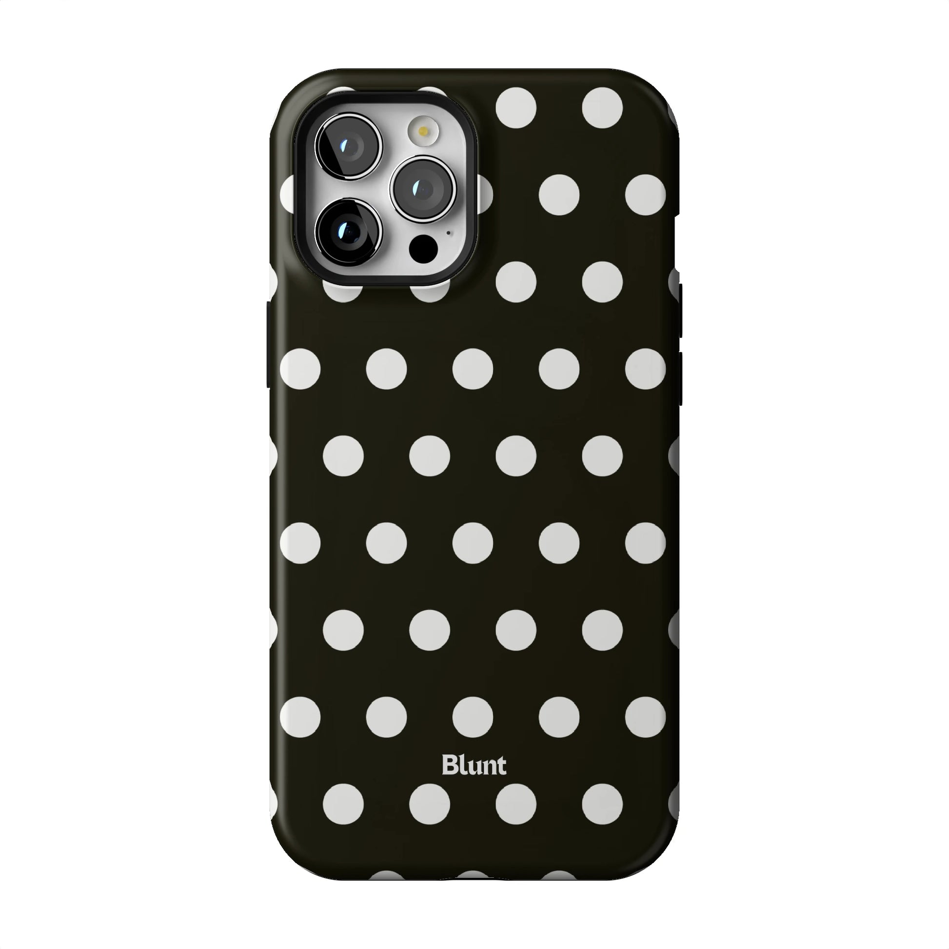 Noir Polka iPhone Case gallery - Iphone_12_Pro_Max_1