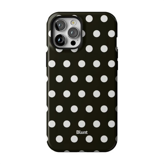 Noir Polka iPhone Case gallery - Iphone_12_Pro_Max_1