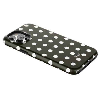 Noir Polka iPhone Case gallery - Iphone_12_Pro_Max_2