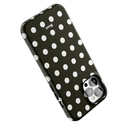Noir Polka iPhone Case gallery - Iphone_12_Pro_Max_5