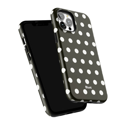 Noir Polka iPhone Case gallery - Iphone_12_Pro_Max_6