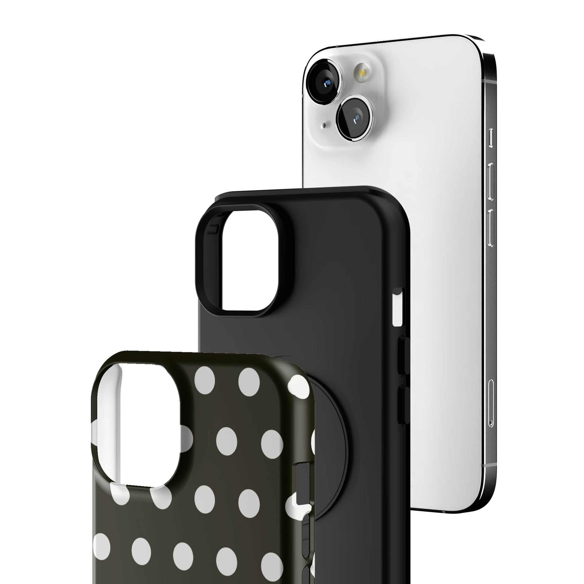 Noir Polka iPhone Case gallery - Iphone_13_Iphone_3