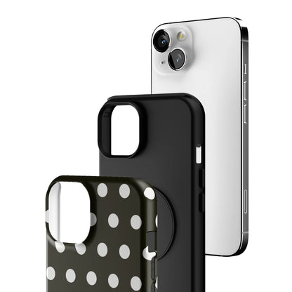 Noir Polka iPhone Case gallery - Iphone_13_Iphone_3