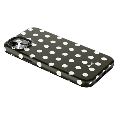 Noir Polka iPhone Case gallery - Iphone_14_Mini_Air_Plus_2