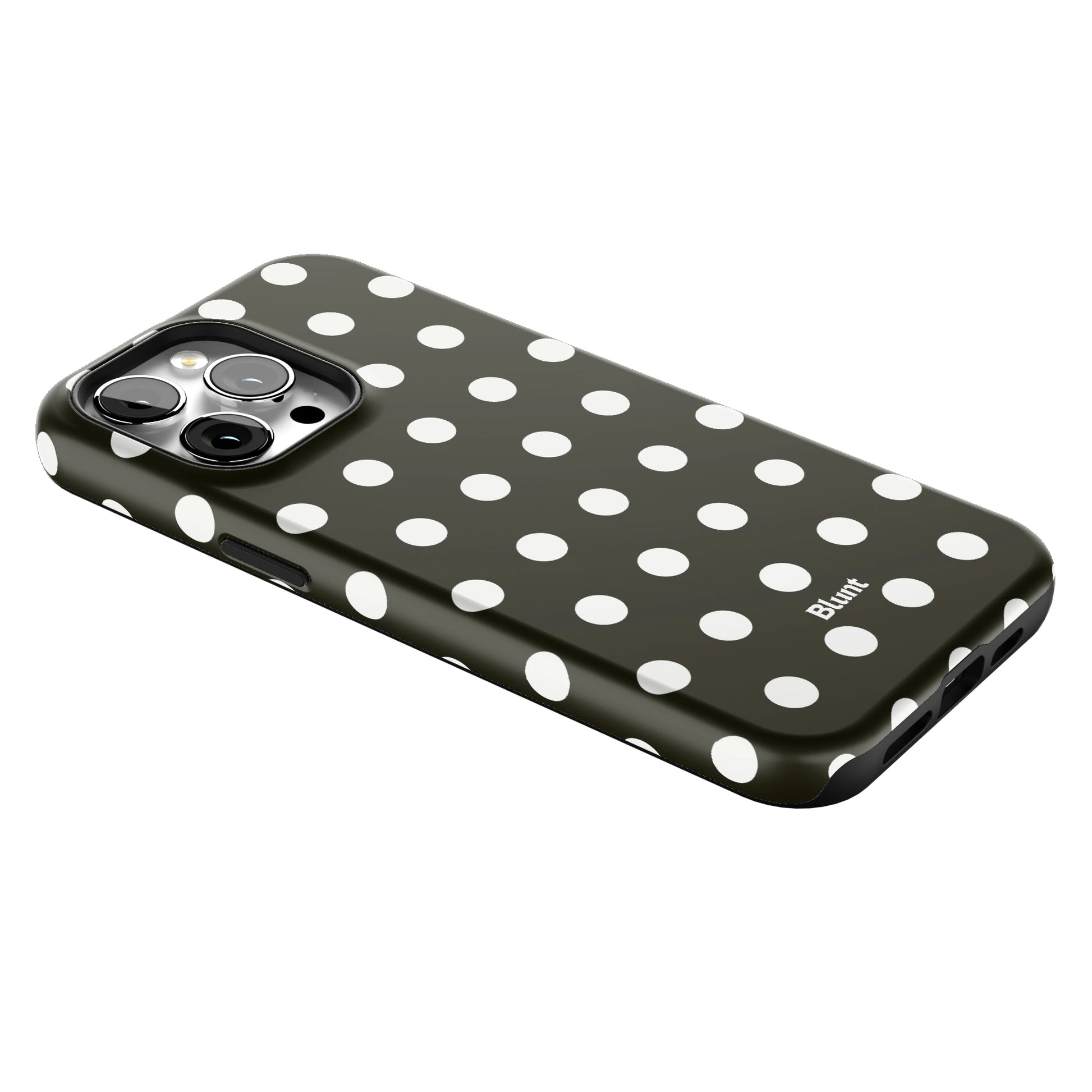 Noir Polka iPhone Case gallery - Iphone_14_Pro_Max_2