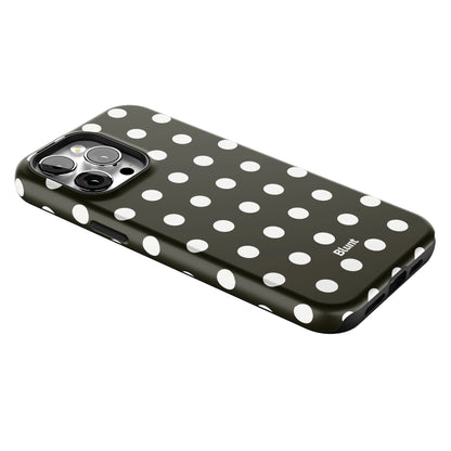 Noir Polka iPhone Case gallery - Iphone_14_Pro_Max_2