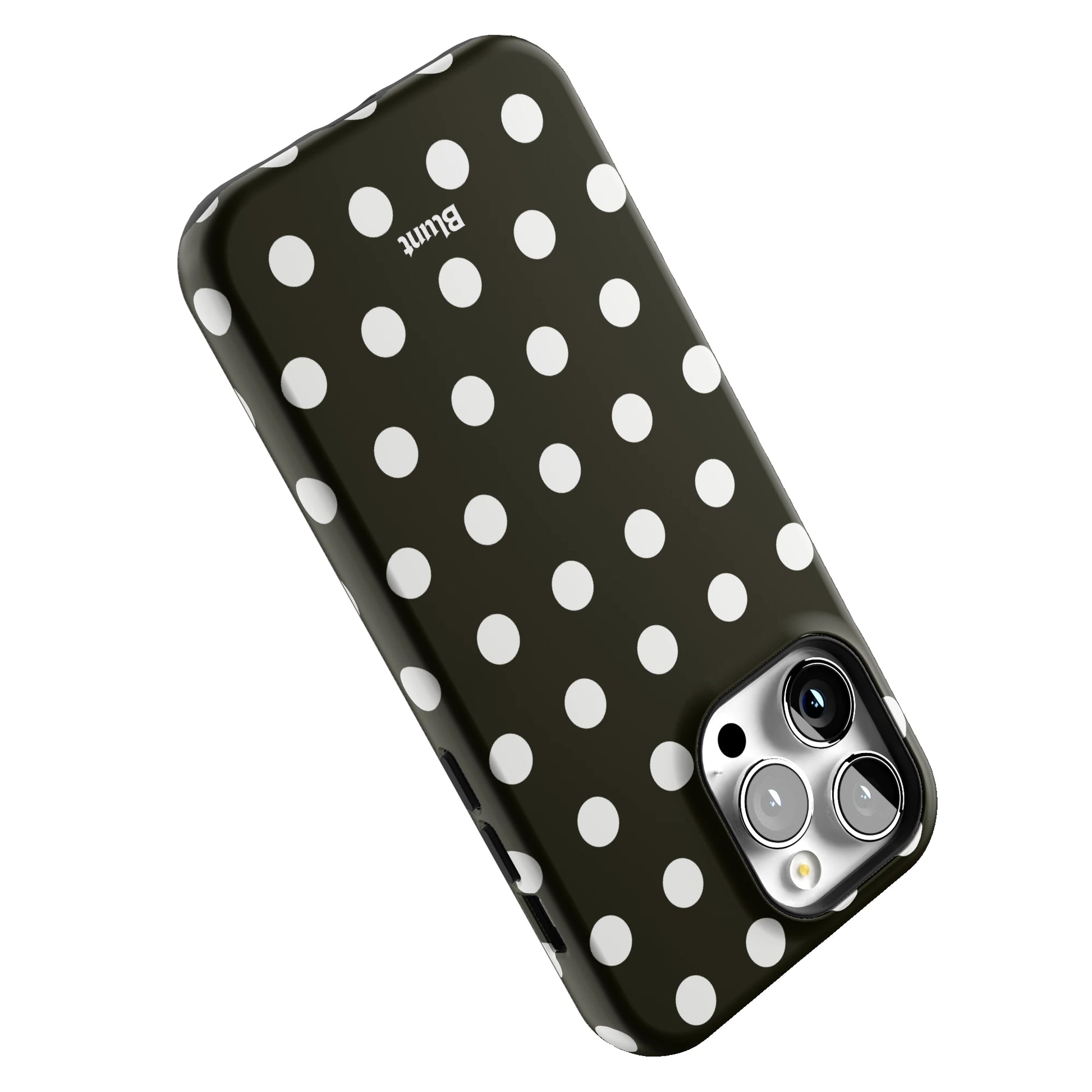 Noir Polka iPhone Case gallery - Iphone_14_Pro_Max_5