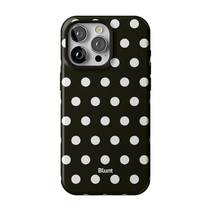 Noir Polka iPhone Case gallery - Iphone_15_Pro_Max_1