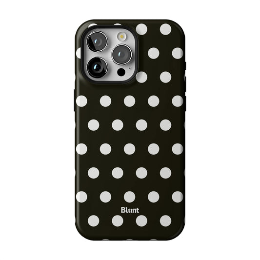 Noir Polka iPhone Case gallery - Iphone_15_Pro_Max_1