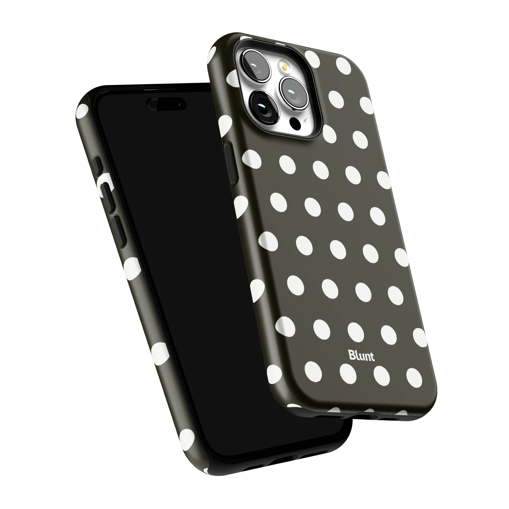 Noir Polka iPhone Case gallery - Iphone_15_Pro_Max_6