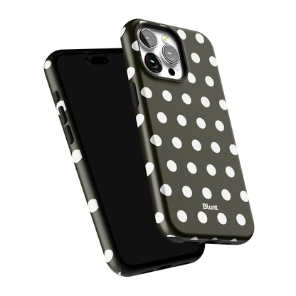 Noir Polka iPhone Case gallery - Iphone_15_Pro_Max_6