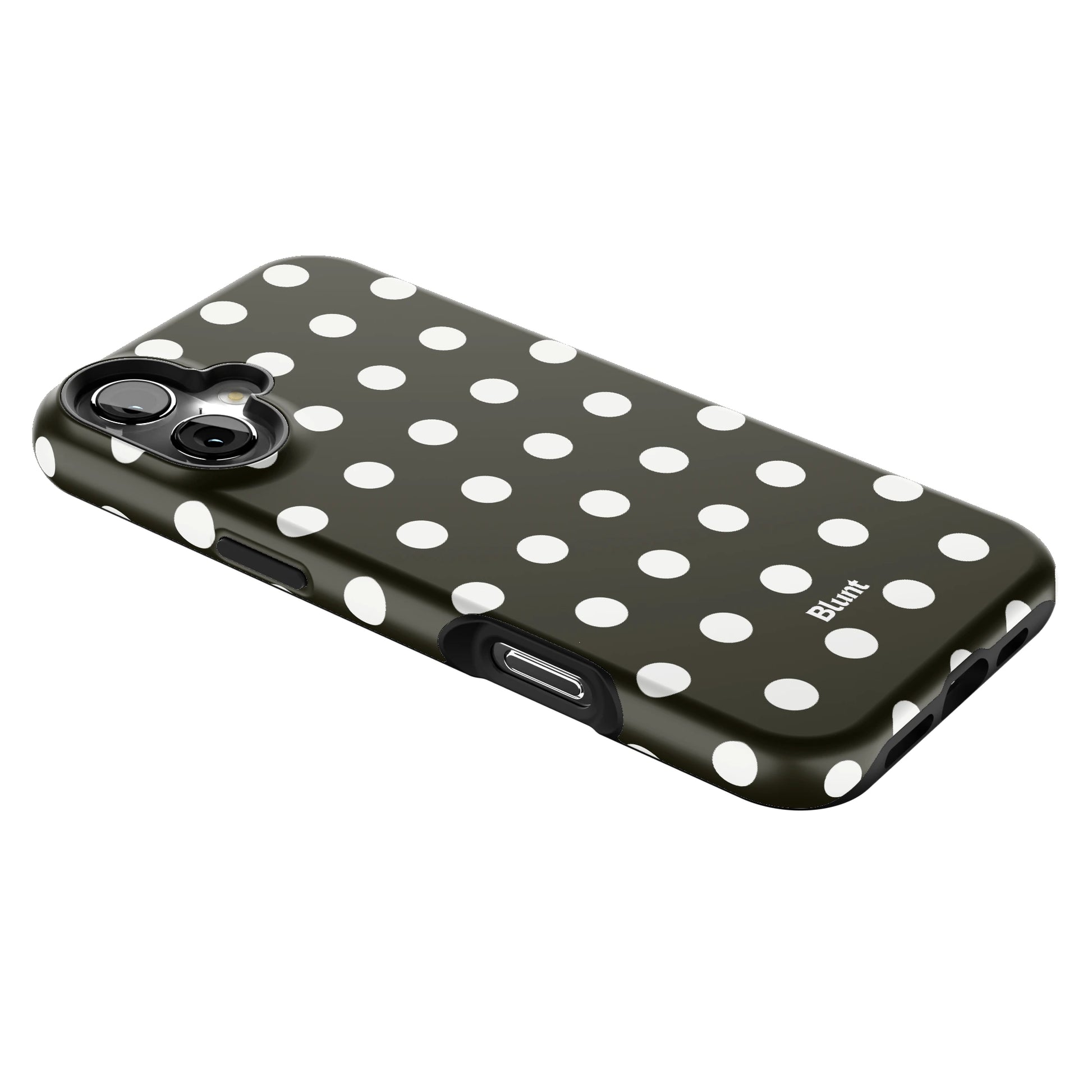Noir Polka iPhone Case gallery - Iphone_16_Mini_Air_Plus_2