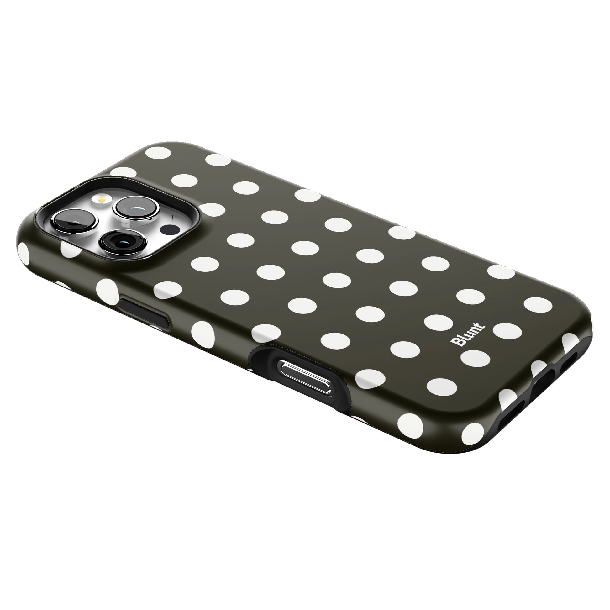 Noir Polka iPhone Case gallery - Iphone_16_Pro_Max_2