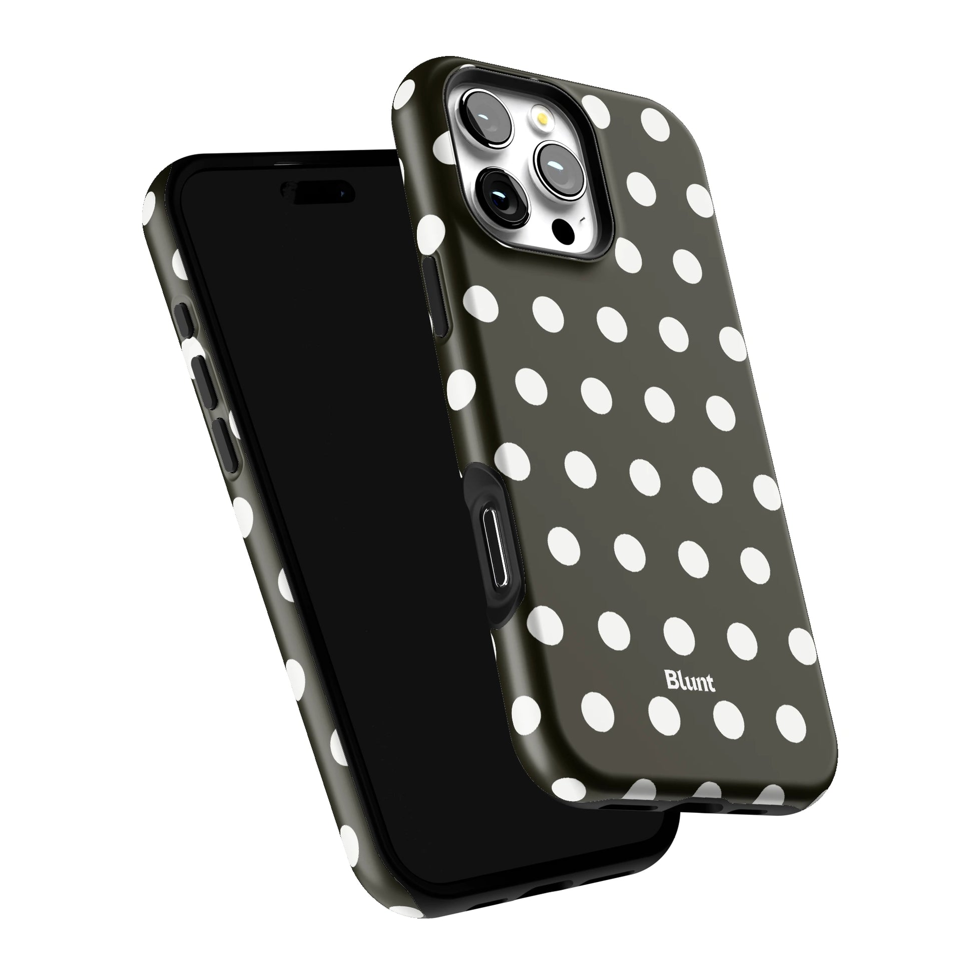 Noir Polka iPhone Case gallery - Iphone_16_Pro_Max_6