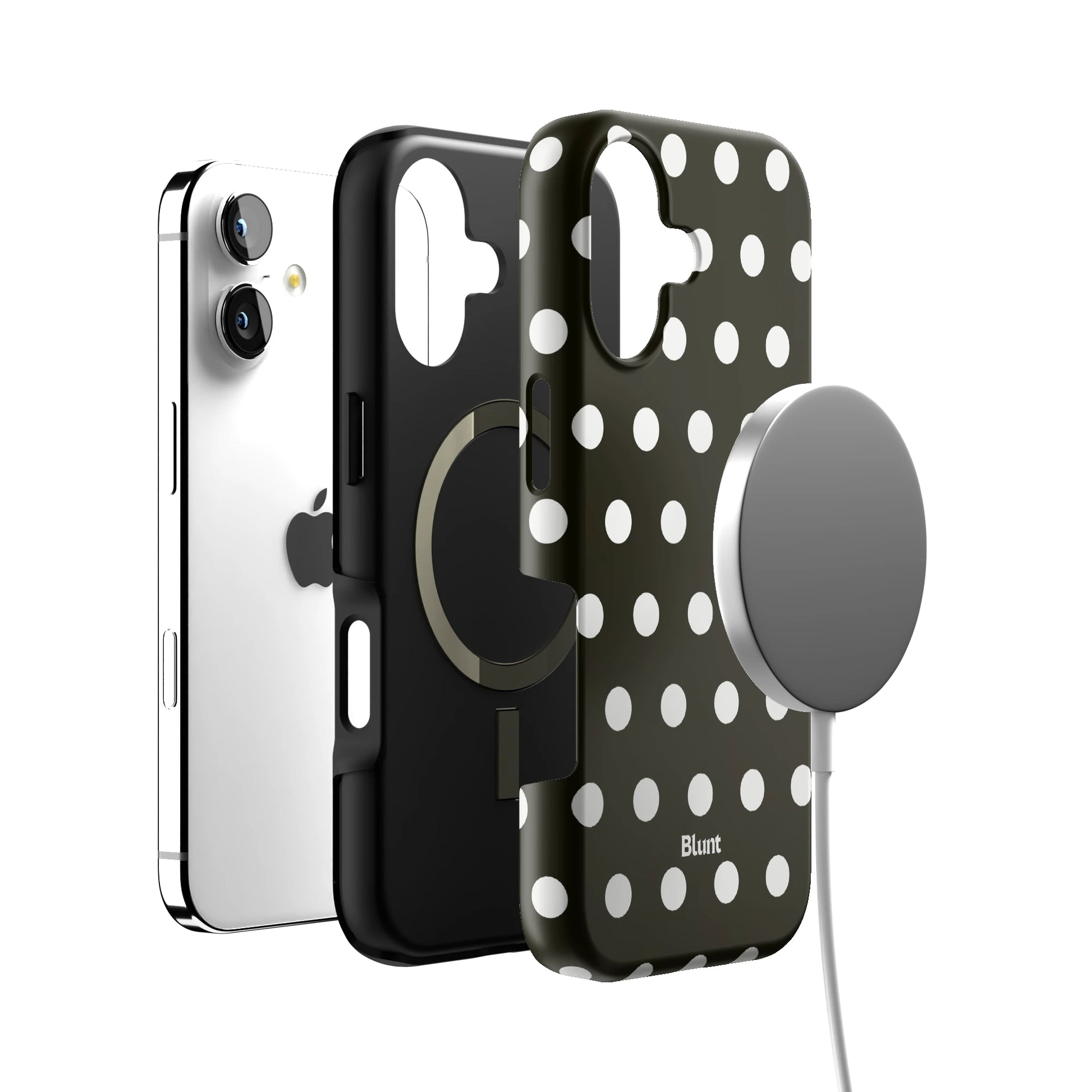Noir Polka iPhone Case gallery - Iphone_17_Iphone_4
