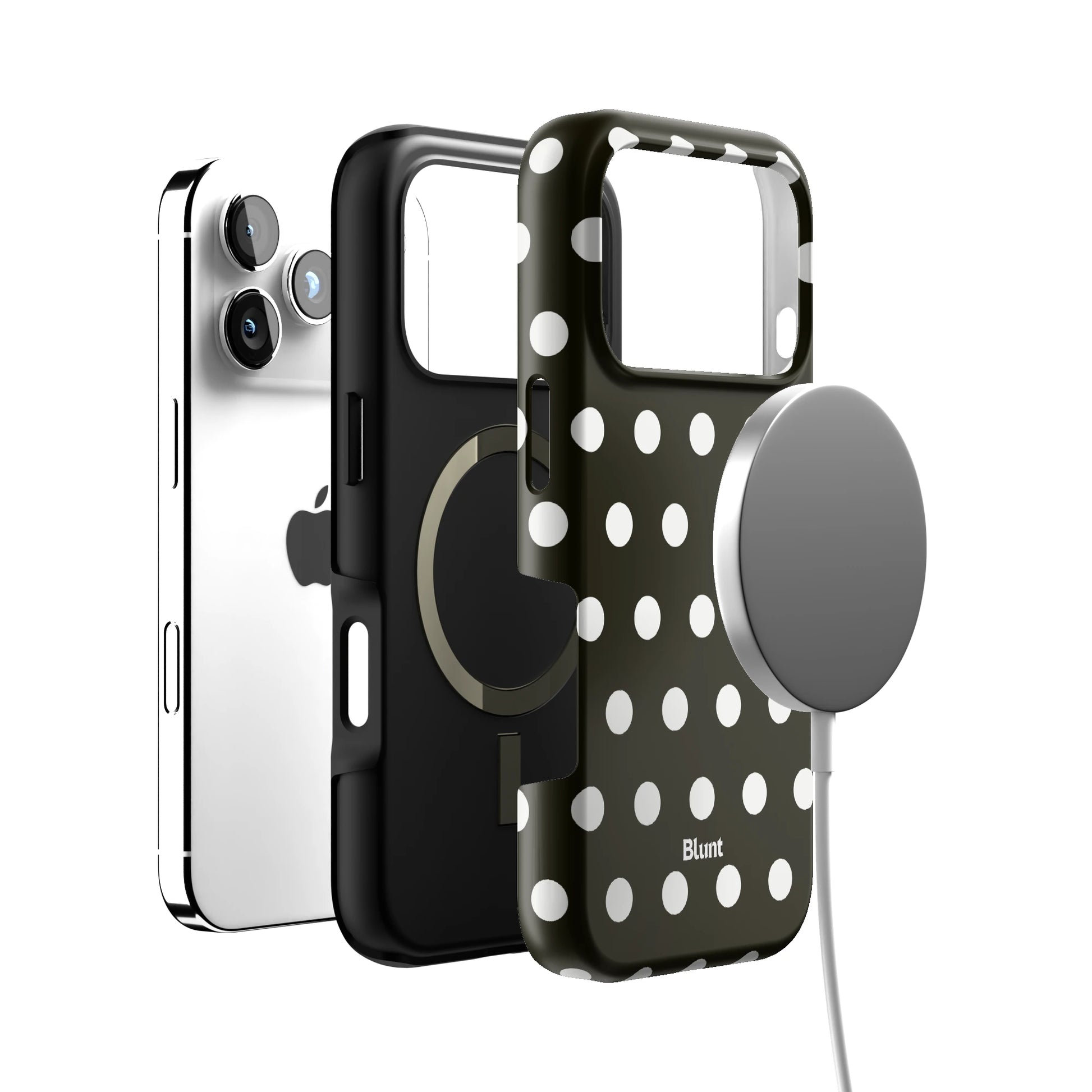 Noir Polka iPhone Case gallery - Iphone_17_Pro_4