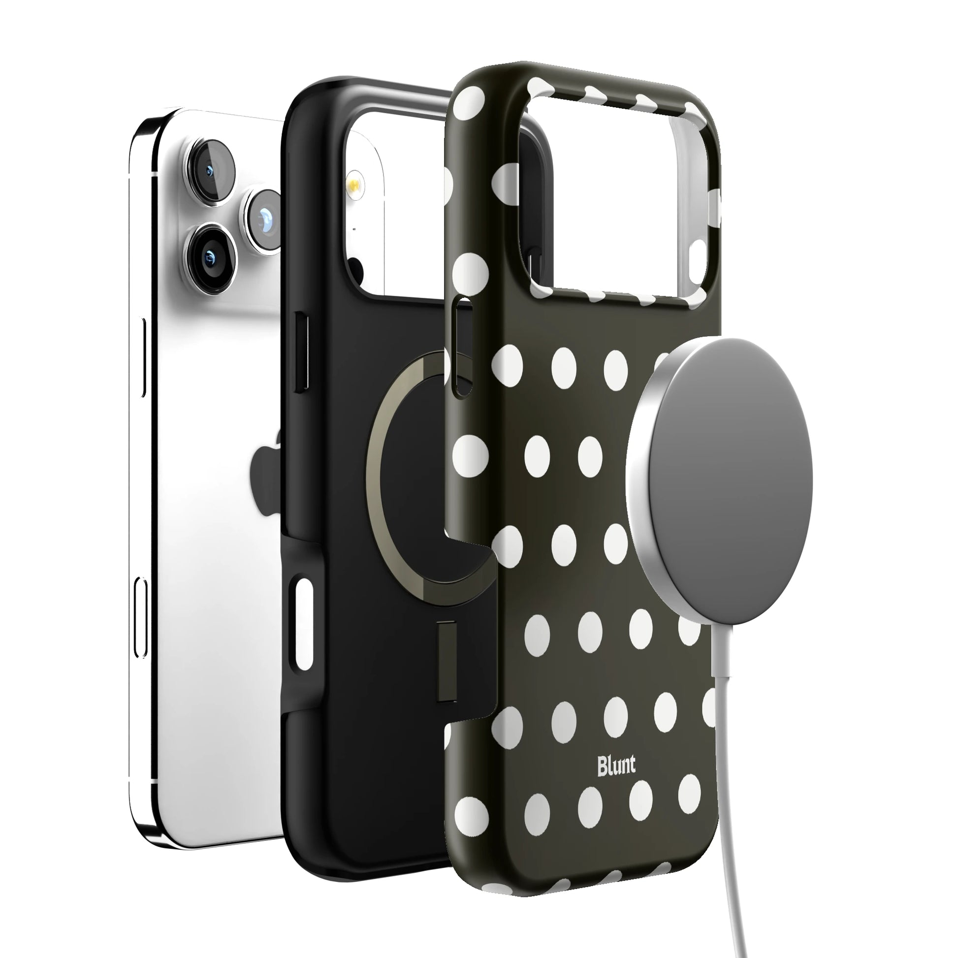 Noir Polka iPhone Case gallery - Iphone_17_Pro_Max_4