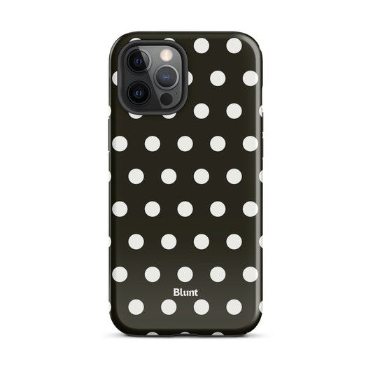 Noir Polka iPhone Case - Blunt Cases