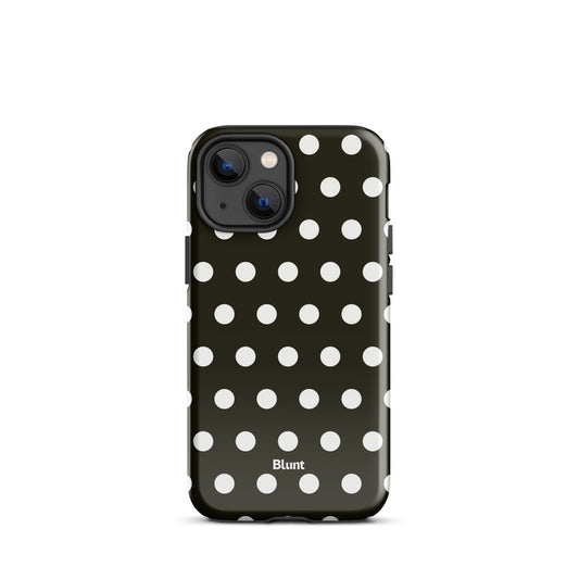 Noir Polka iPhone Case - Blunt Cases