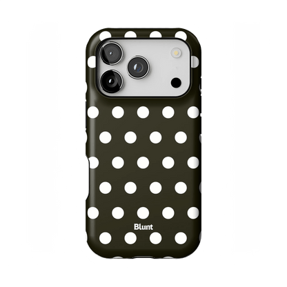 Noir Polka iPhone Case - Blunt Cases