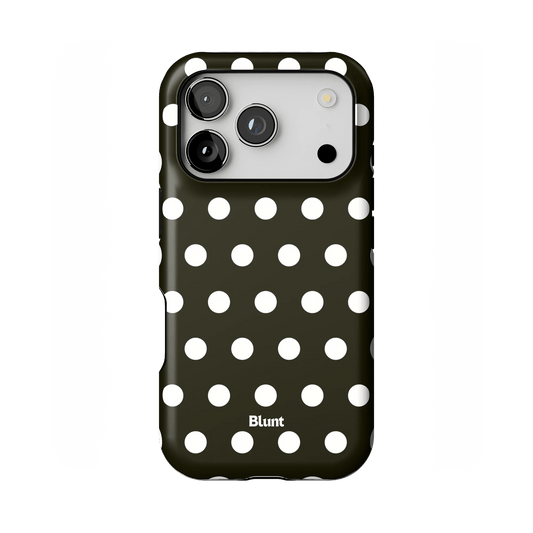 Noir Polka iPhone Case - Blunt Cases
