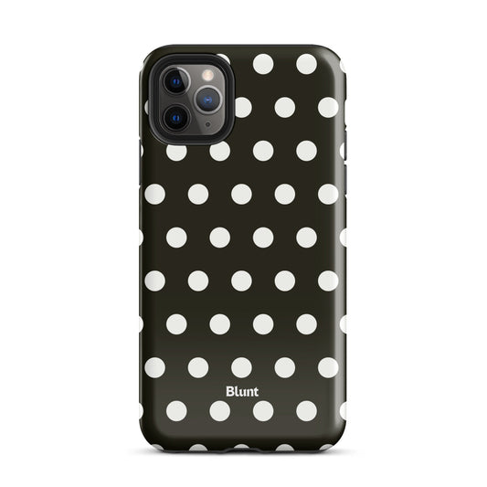 Noir Polka iPhone Case - Blunt Cases