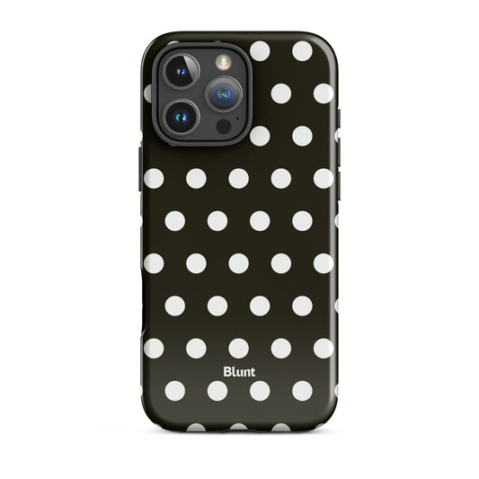 Noir Polka iPhone Case - Blunt Cases