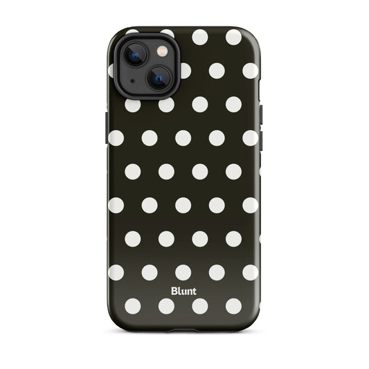 Noir Polka iPhone Case - Blunt Cases