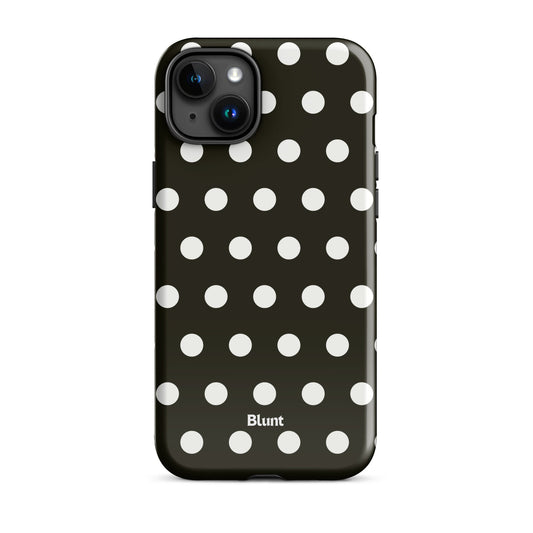 Noir Polka iPhone Case - Blunt Cases