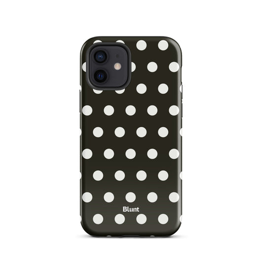 Noir Polka iPhone Case - Blunt Cases