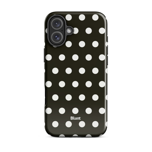 Noir Polka iPhone Case - Blunt Cases