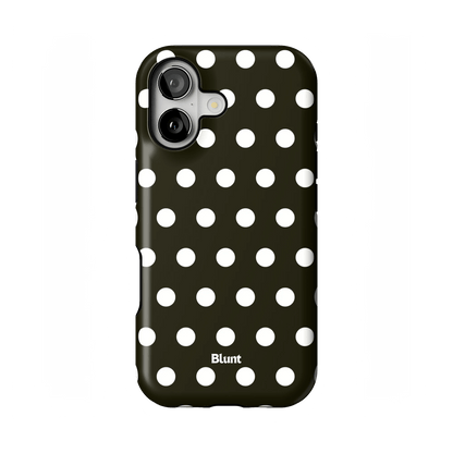 Noir Polka iPhone Case - Blunt Cases
