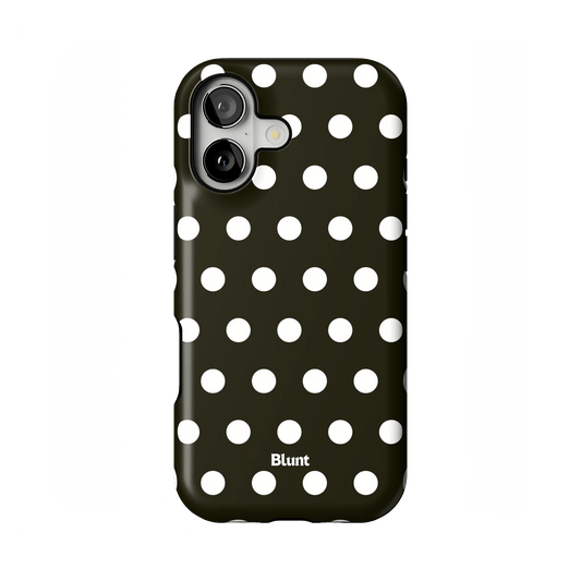 Noir Polka iPhone Case - Blunt Cases